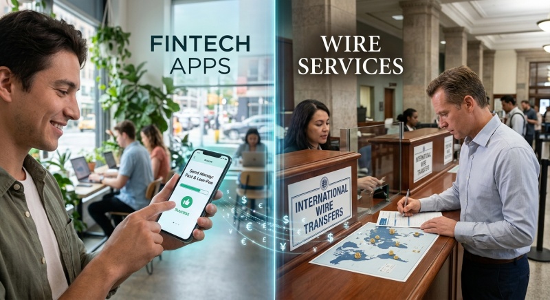 Fintech Apps vs Wire Services: What Wins in 2026?